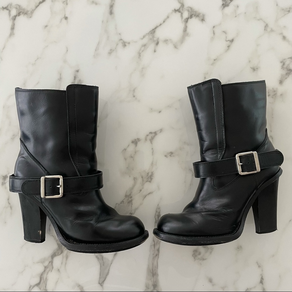 Chloe moto ankle boots